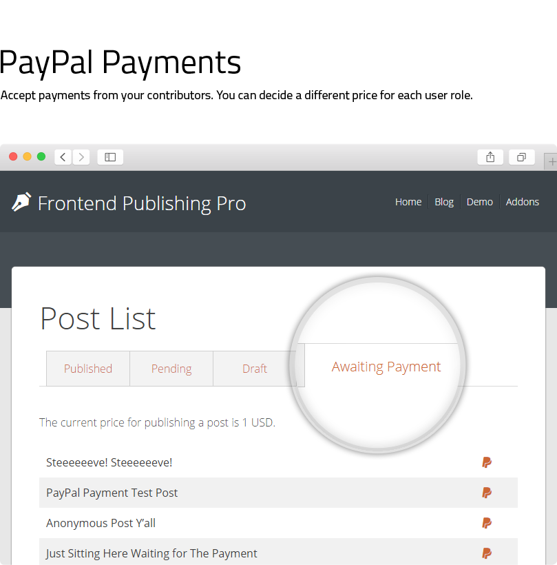Frontend Publishing Pro - WordPress User Submission Plugin - 4