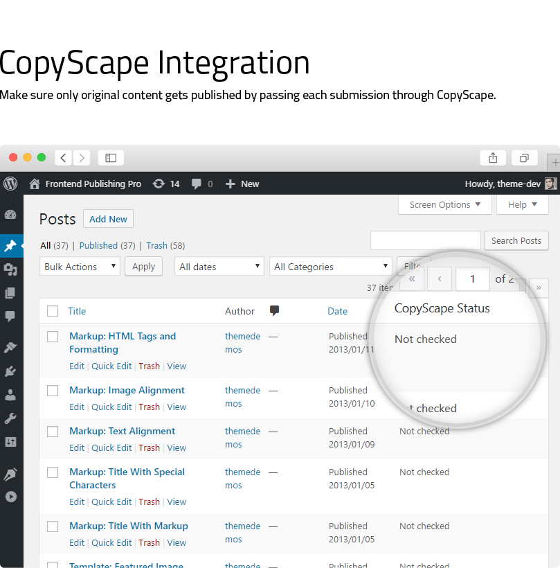 Frontend Publishing Pro - WordPress Post Submission Plugin - 5